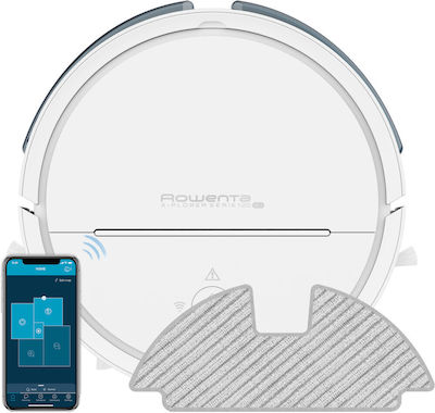 Rowenta Robot Vacuum Cleaner & Mopping Wi-Fi Connected with Mapping White