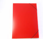 Clipboard Accordion for Paper A4 Red 1pcs