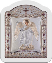 Slevori Guardian Angel Silver Icon 14.3x18.2cm