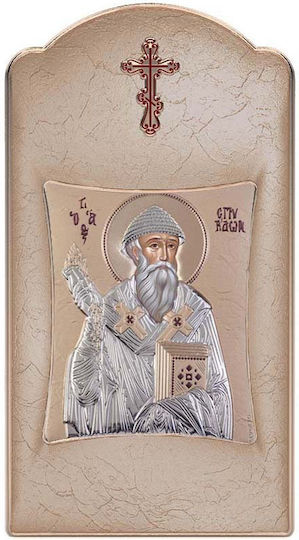 Slevori Εικόνα Свети Спиридон Silver 8.4x16см.