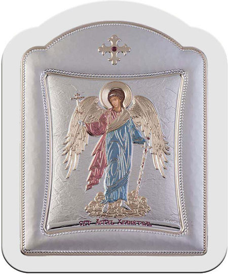 Slevori Εικόνα Schutzengel Silber 20.6x26.4cm