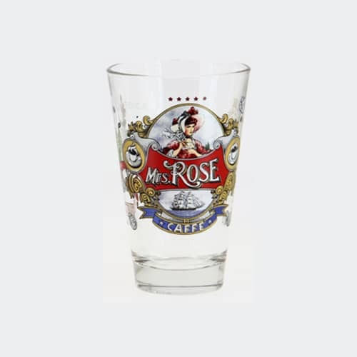 Mrs Rose Glass Coffee/Freddo made of Glass