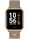 Radley London Aluminium Smartwatch with Heart Rate Monitor (Stone Leather Strap)