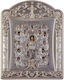 Slevori Εικόνα Исус Христос Silver 16.7x22.4см.