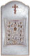 Slevori Image Jesus Christ Silver 8.4x16cm