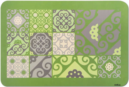 Excelsa Plastic Placemat Green 43x29cm