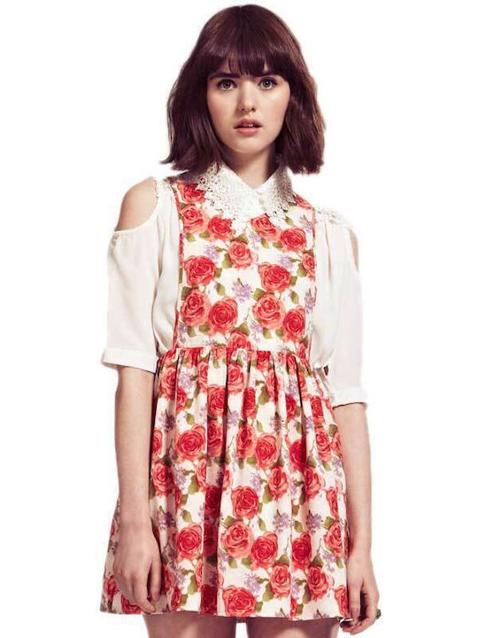 Dahlia Kleid Ganztägig Weiß
