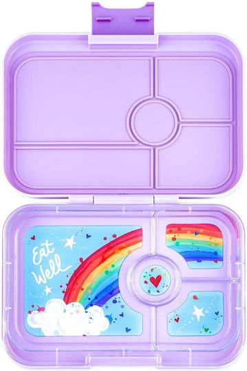Yumbox Plastik Kinder Lebensmittelbehälter 9.5Es Isoliert Lila