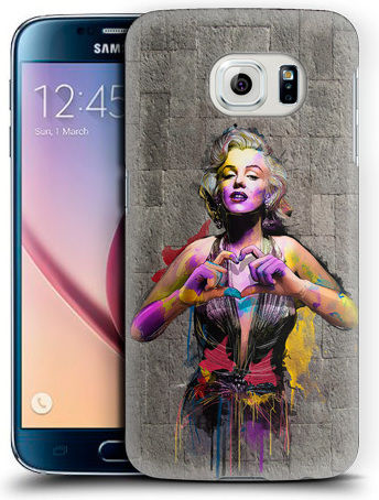 Zagg Only Love Marilyn Umschlag Rückseite Silikon Transparent (Galaxy S6)