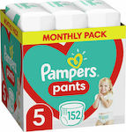 Pampers Πάνες Βρακάκι No. 5 για 12-17kg 152τμχ