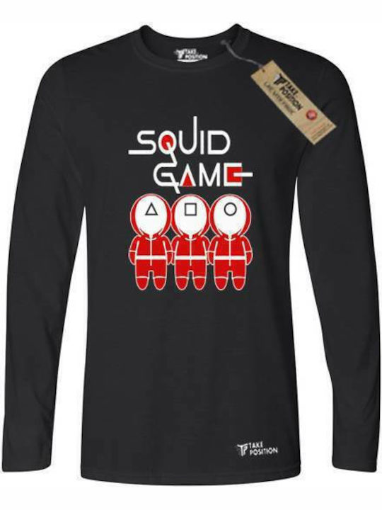 Takeposition Squid game quards Μπλούζα Μαύρη