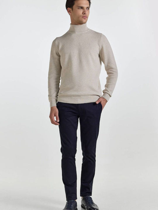 Langarm-Pullover Beige