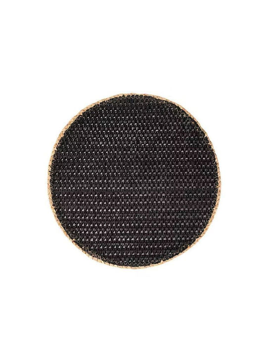Maxwell & Williams Platzdeckchen Rund Korbweide Schwarz 38cm 1Stück