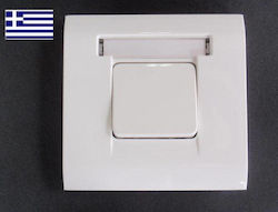 Bassiakos Knopf Glocke in Weiß Farbe 11022