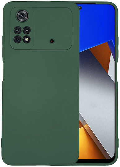 Liquid Back Cover Σιλικόνης Πράσινο (Poco M4 Pro)