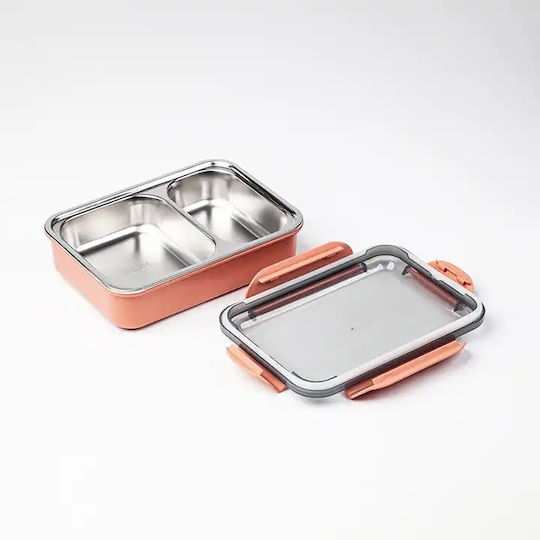 AGC Set Lunch Boxes Orange 2 Pieces AGC Set Lunch Boxes Orange 2 Pieces