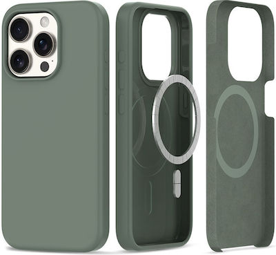 Tech-Protect Back Cover Silicone Khaki (iPhone 15 Pro Max)