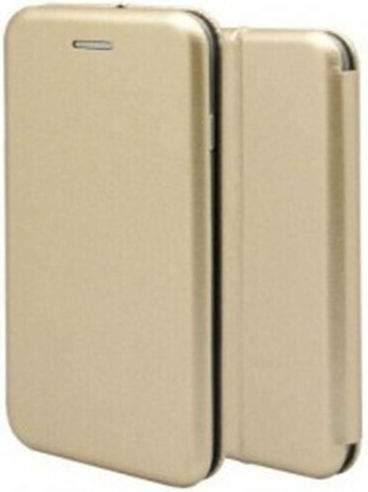 Book Δερματίνης Χρυσό (iPhone 12 Mini (Apple))