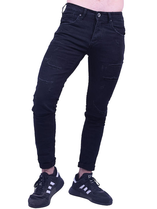 Leox Jeans Herren Jeanshose Schwarz