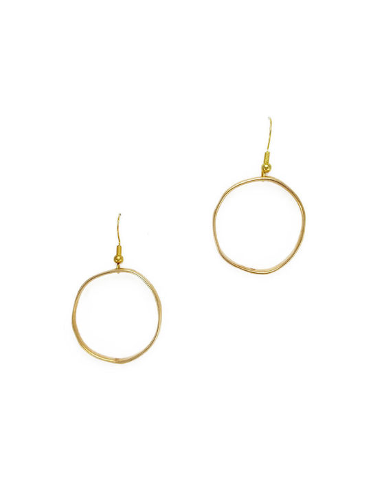 Irene Earrings Hoops Gold Plated