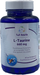 Full Health Ταυρίνη 660mg 60 Φυτικές Κάψουλες