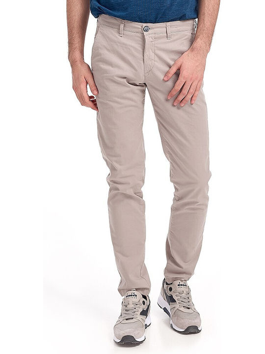 Rook Pantaloni pentru bărbați Chino Elastice cu Croială Slim Greene