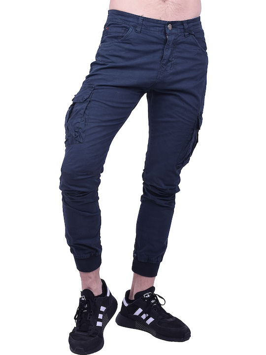 Tony Moro Men s Cargo Trousers Blue PA3816 Skroutz.cy