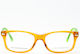 AlexanderGr Kids Acetate Orange Prescription Eyeglass Frame VK741C34716125
