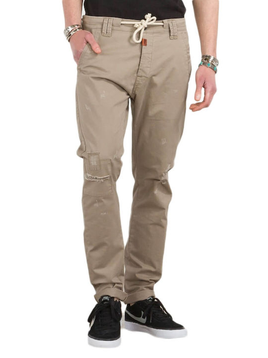 Touch Denim Hose Chino Beige