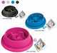 Georplast Kunststoff Schalen Futter Langsame Fütterung für Hund & Katze 2lt 25.5cm in Orange Farbe