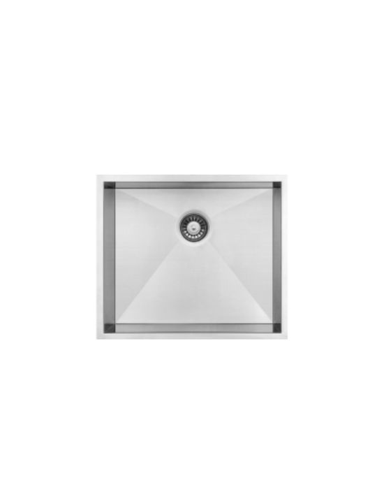 Macart Quattro ΝΕ08106001 Drop-In Spüle Inox B65xT40cm Silber
