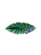 Bordallo Pinheiro Platou Decorativ Ceramică Verde 1buc 16buc