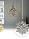 ECD Germany Illuminated Christmas Metal Figure 18x18x18cm