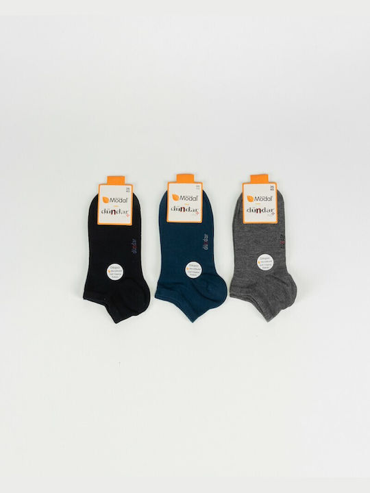 Dundar Детски Чорапи Ankle Socks Χαμηλές Black