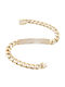 Rubini Kids Bracelet ID from Gold 14K with Stones