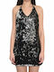Summer Mini Evening Dress Black