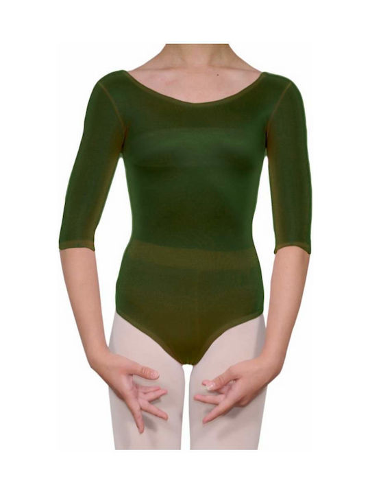Dance & Football Kids Dance Bodysuit Green