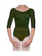 Dance & Football Kids Dance Bodysuit Green