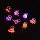 Carnival Ring for Halloween 10pcs (Μiscellaneous Designs)