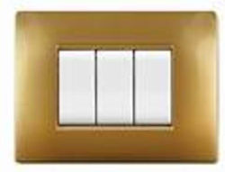 Elettrocanali Schalterrahmen in Gold Farbe ECL2...
