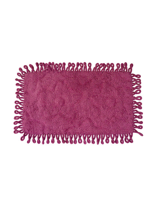 Palatex Covoraș de Baie Flower 3241012 Fuchsia 50x80buc