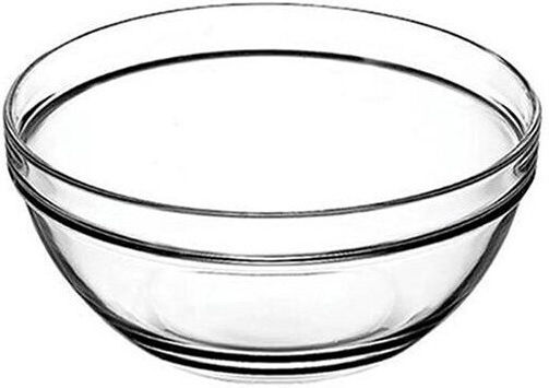 Pasabahce Serving Bowl Round Glass Transparent with Diameter 17.2cm 24pcs