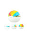 Shape Plastic Salad Bowl Multicolour 15x15cm