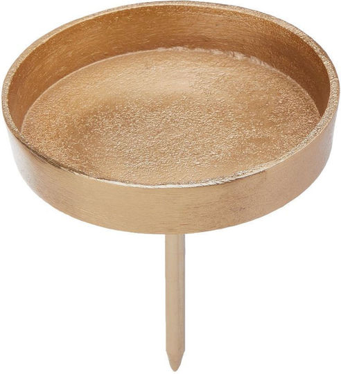 Butlers The translated Liquid template in German language: Weihnachtskerzen & Kerzenständer Kerzenleuchter Gold 8cm.