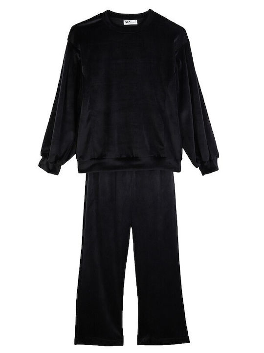 Nek Kids Wear Kids Sweatpants Set black 2pcs