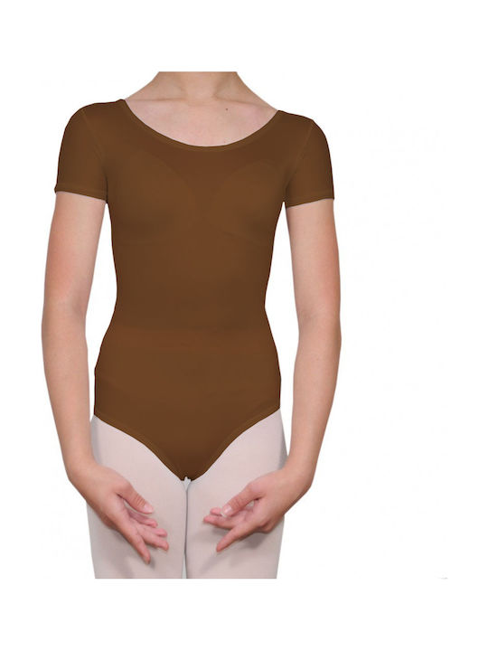 Dance & Football Bodysuit Brown for Ballet
