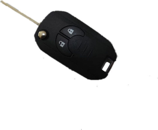 Nissan Κέλυφος Κλειδιού Αυτοκινήτου με Λάμα με 2 Κουμπιά για Nissan