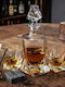 Mikamax Glas Karaffe zum Servieren Whiskey 27cm mit Verschluss Transparent 850ml 1Stück