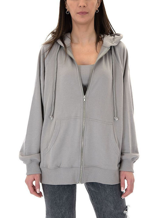 Four Minds Women's Hooded Cardigan Grey