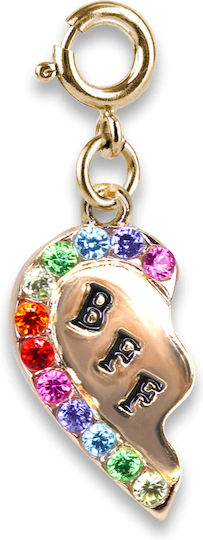 Charm Ιt Παιχνίδι Κόσμημα Gold BFF Broken Heart Charm